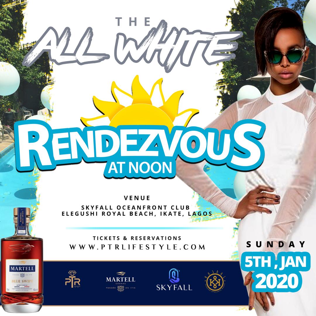 All White Party Rendezvous at Noonn