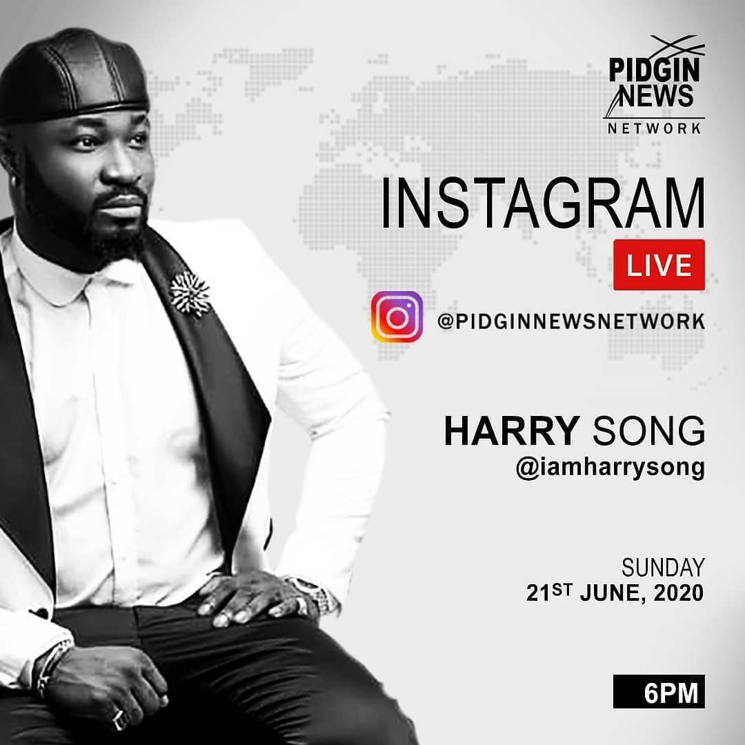 Instagram Live with Harrysong