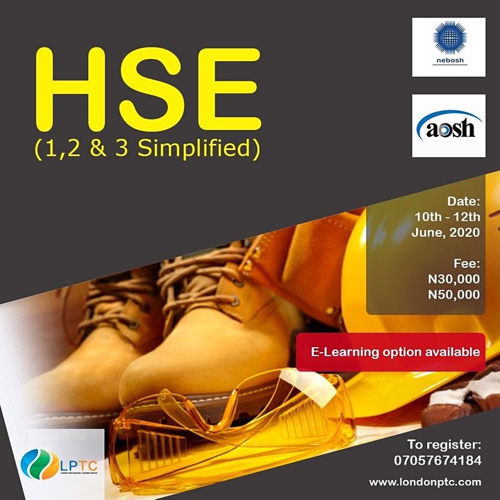 IHO Funded Health & Safety training for Nigerians