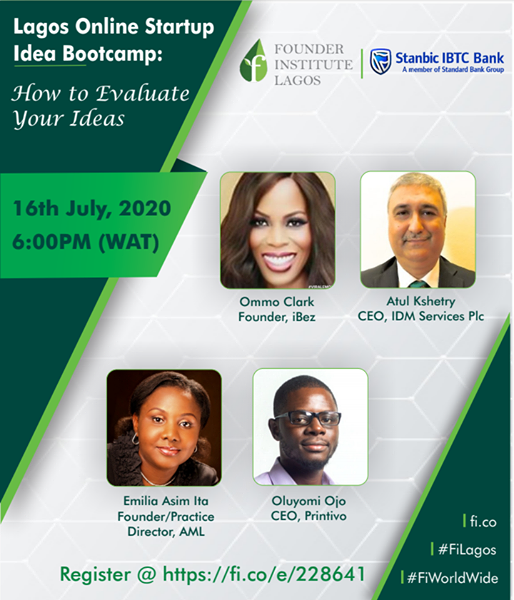 Lagos Online Startup Idea Bootcamp