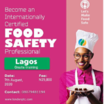 07 Aug. 2020, Become An Internationally Certified: Food Safety Professional