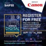 15 – 16 Sep. 2020, Africa Digital Construction 2020