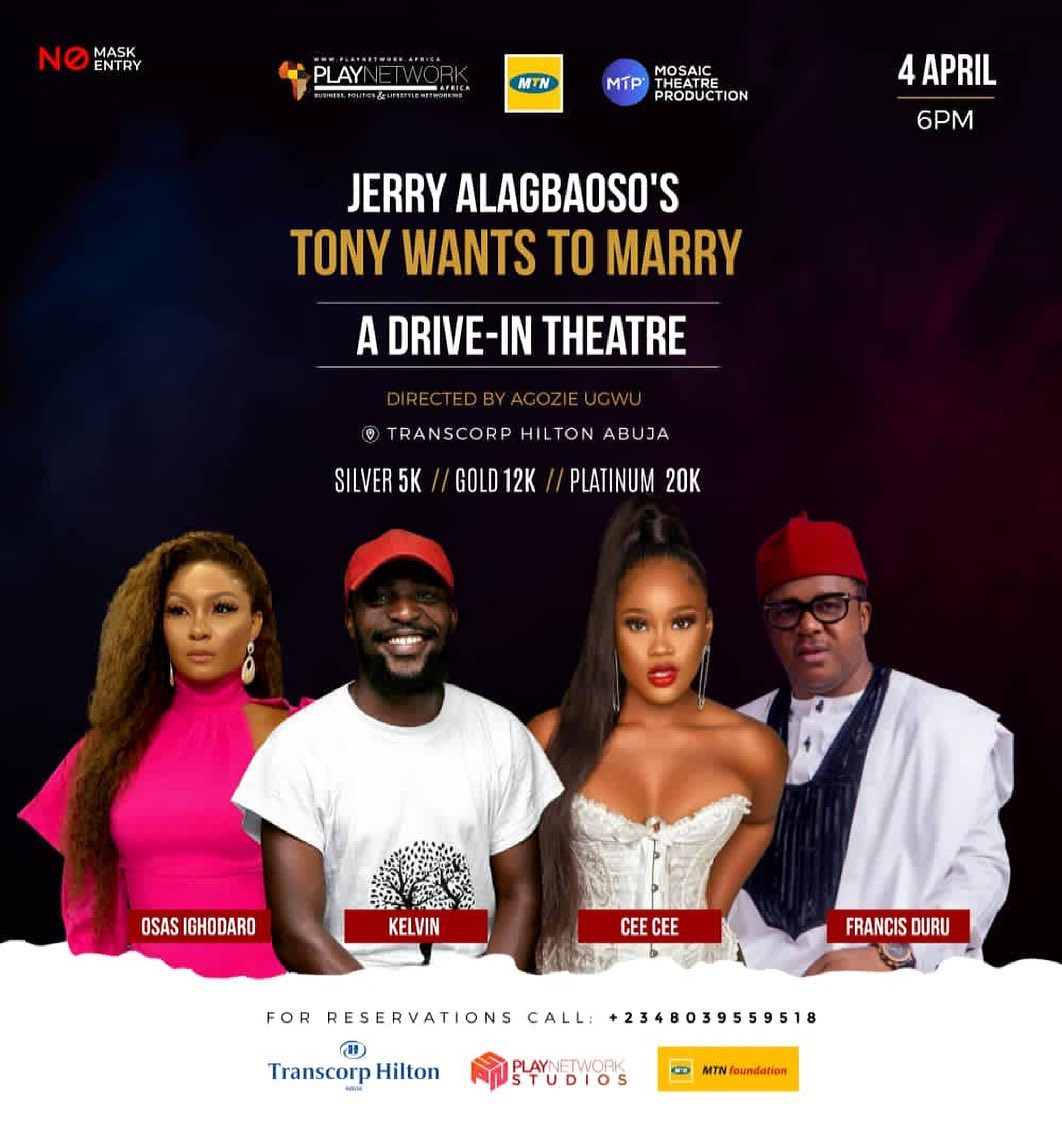 Jerry Alagbado’s Tony Wants to Marry