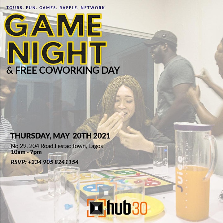 Game Night + Free Coworking