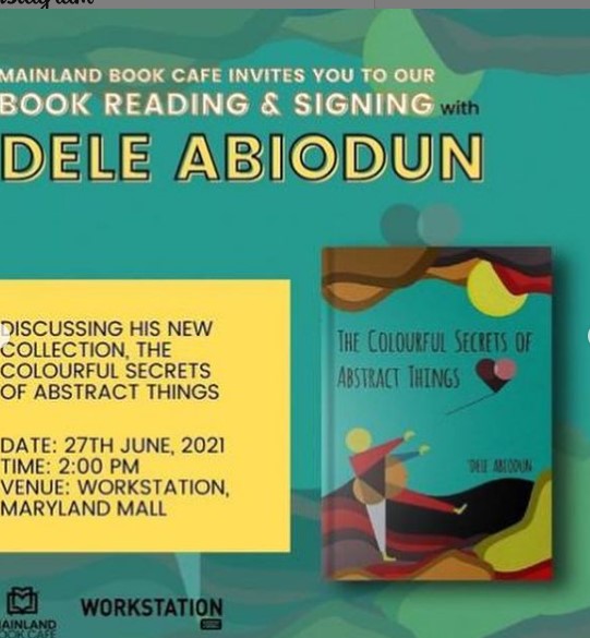 Booking Reading & Signing With Dele Abiodun