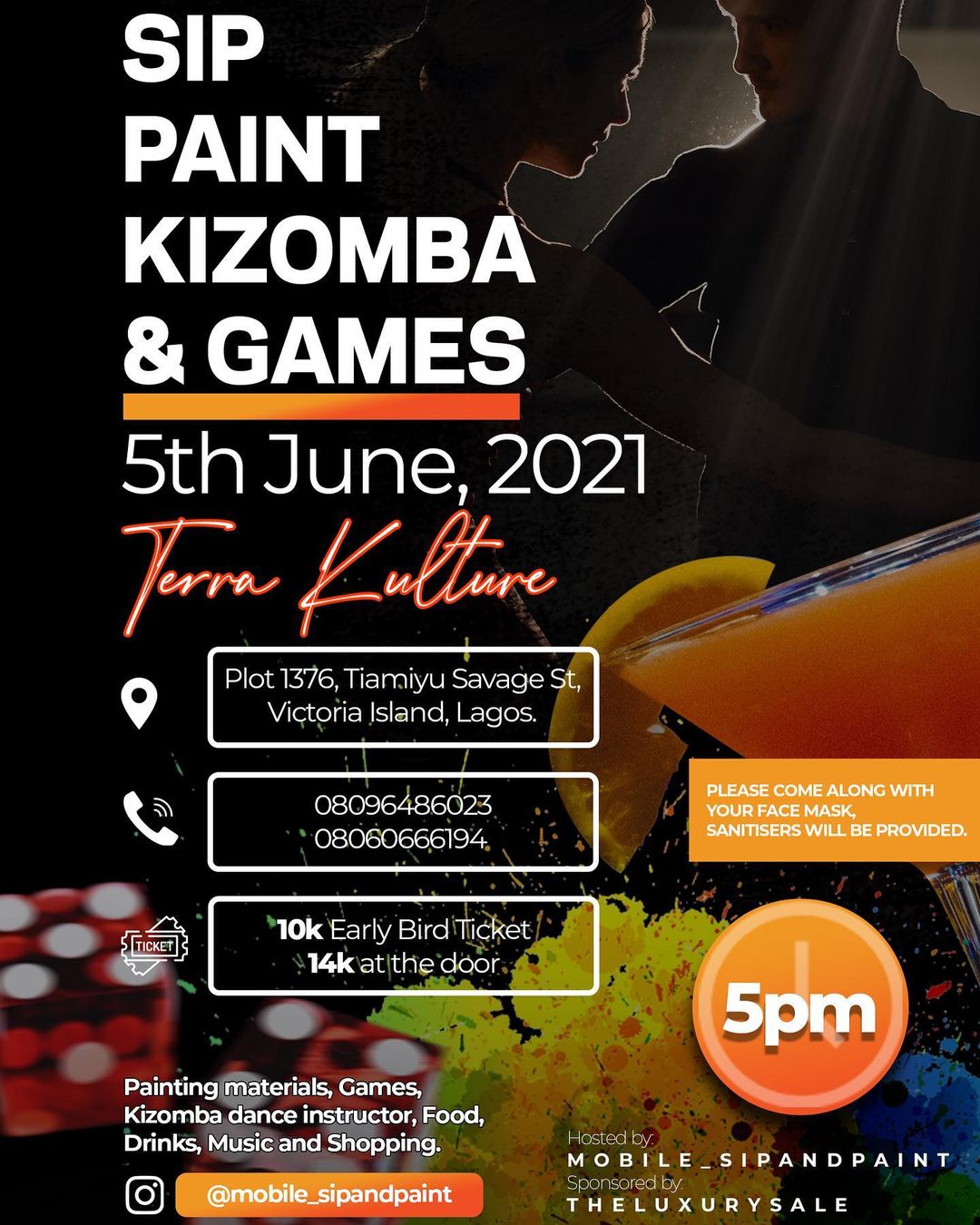 Sip Paint Kizomba & Games