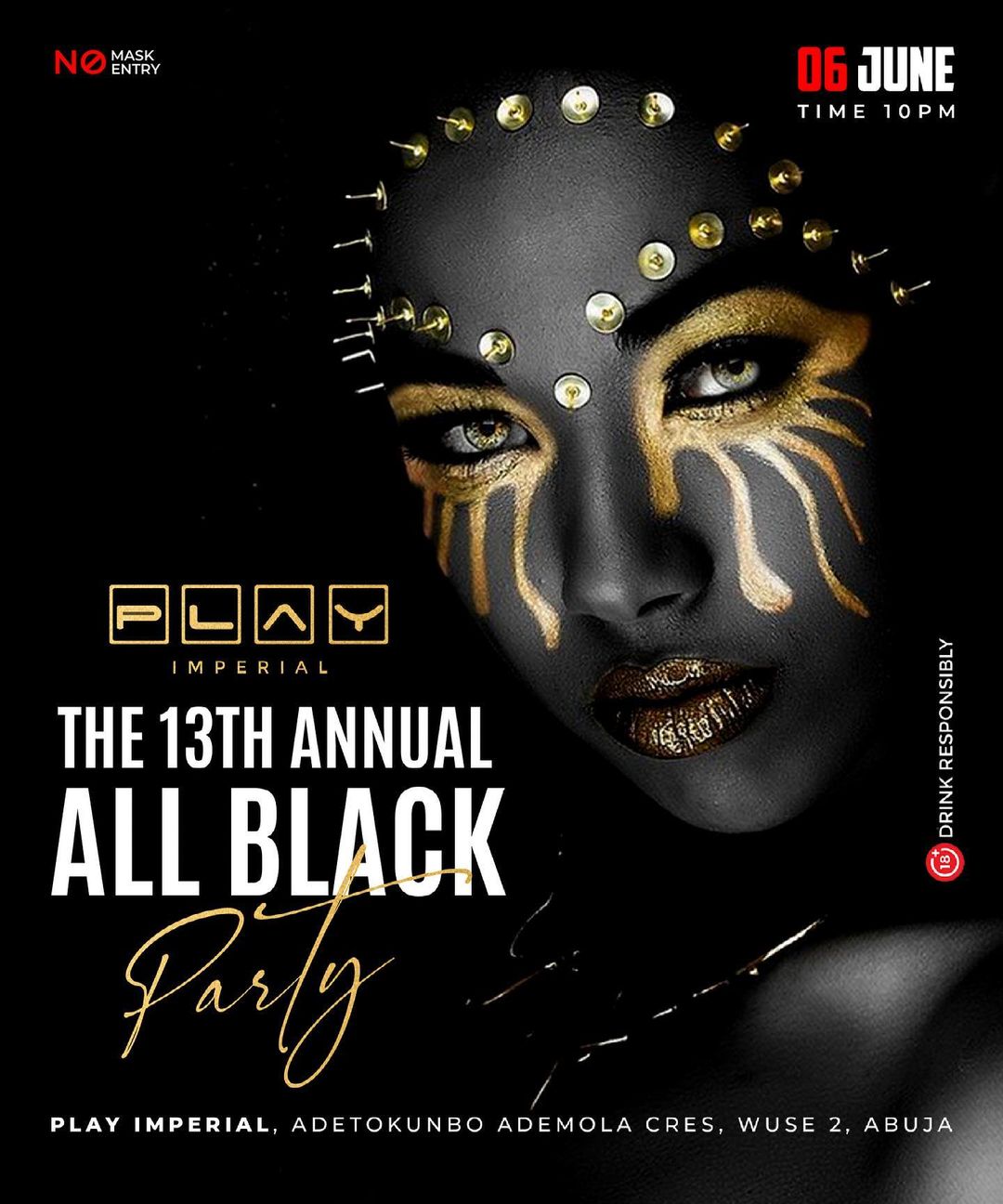 The 13th Annual All Black Party