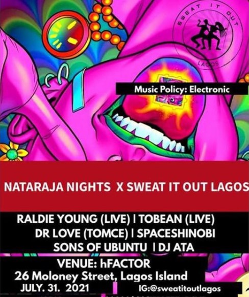 Nataraja Nights X Sweat It Out Lagos