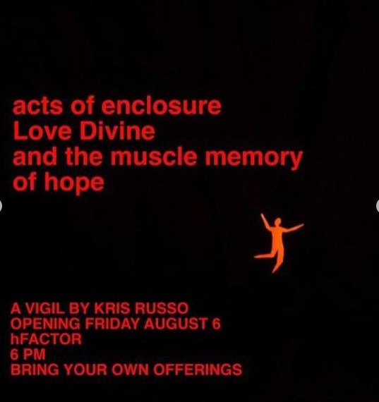 Acts of Enclosure Love Divine and The Muscle Memory of Hope