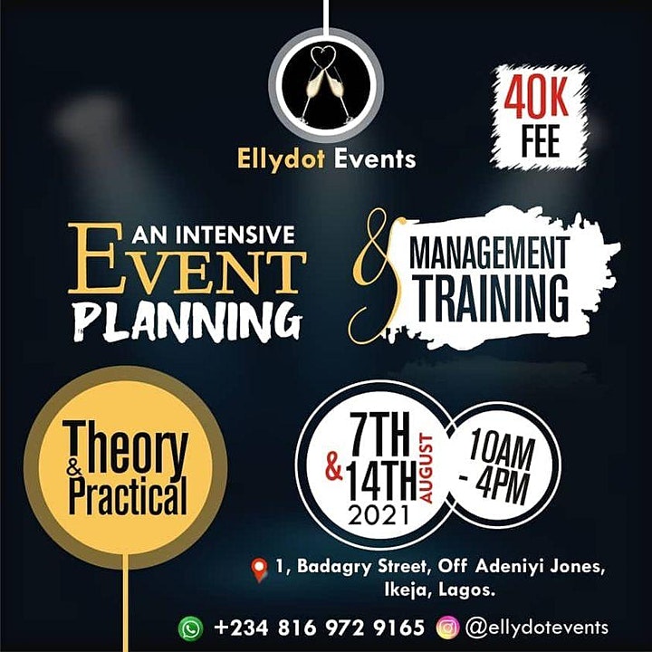 Intensive Event Planning and Management Training 