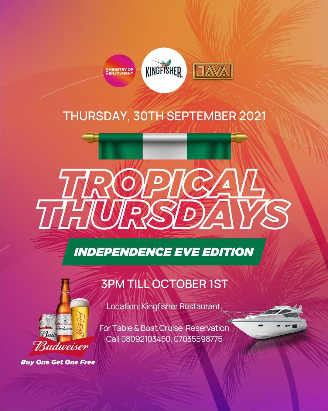 Tropical Thursday: Independence Eve Edition