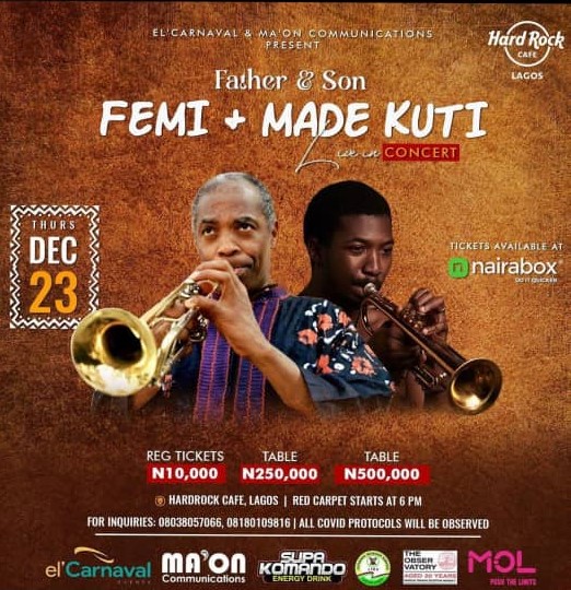 Femi & Made Kuti Live In Concert