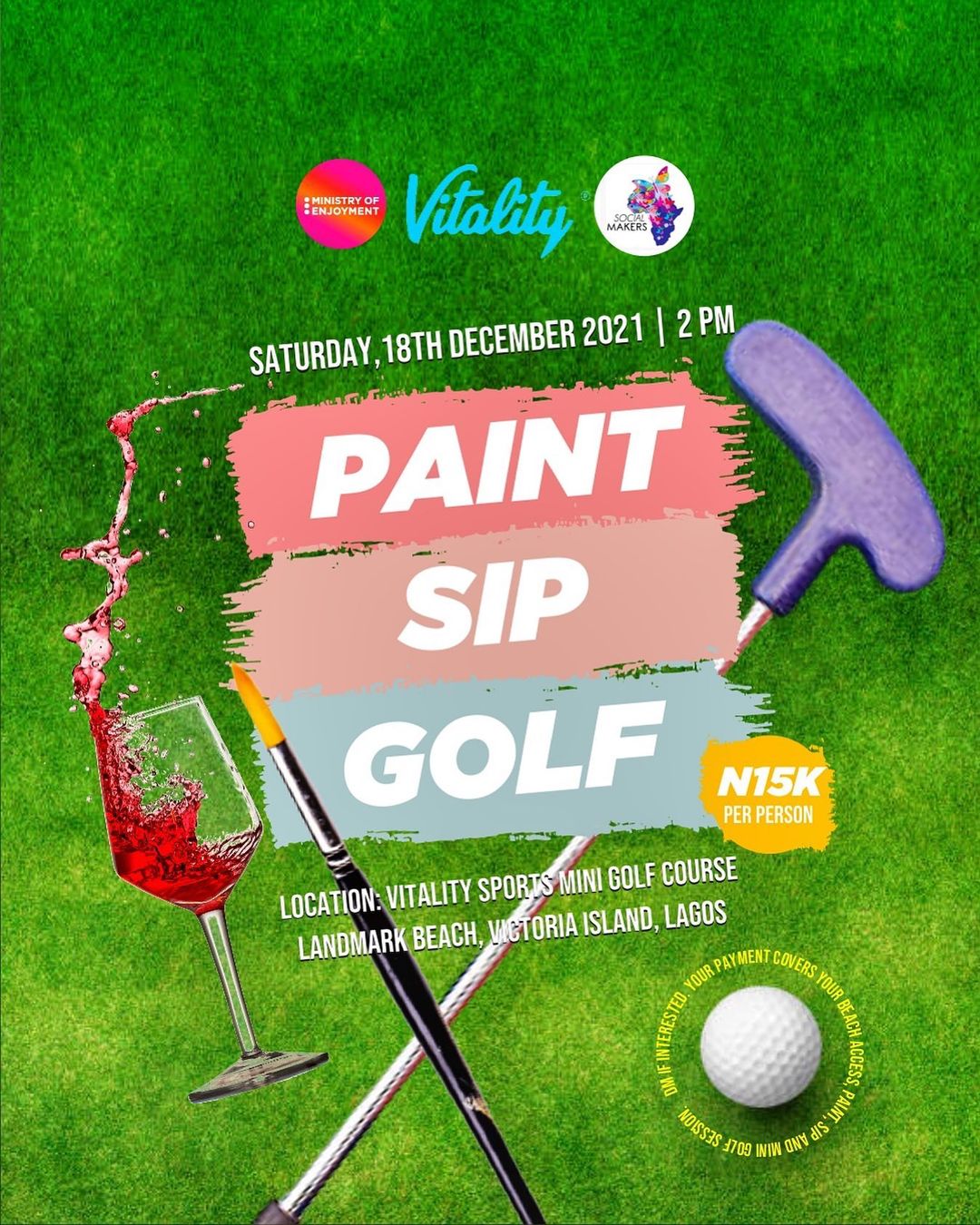 Paint, Sip & Golf