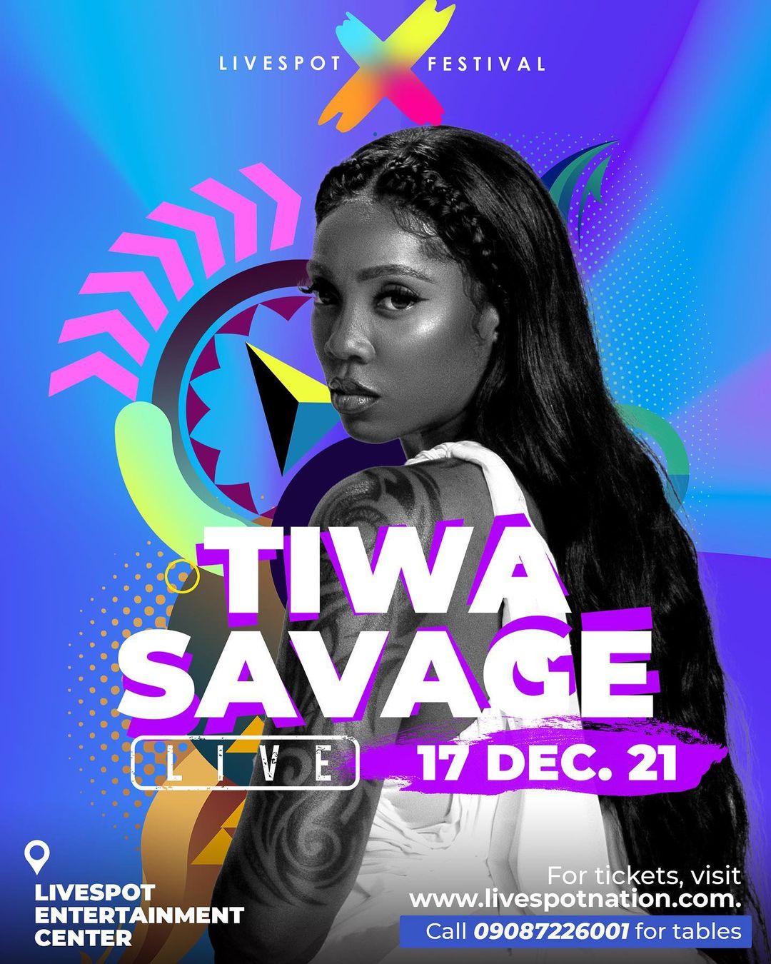 Tiwa Savage Live