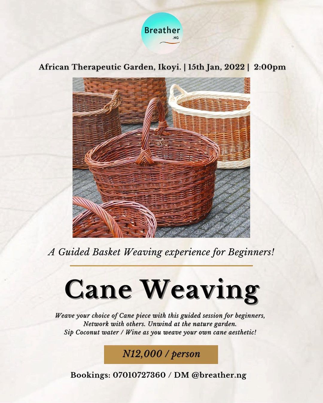 Cane Weaving