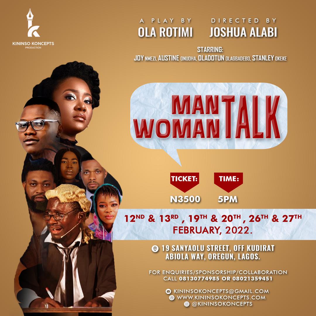 Man Talk, Woman Talk - Comedy Stage Drama