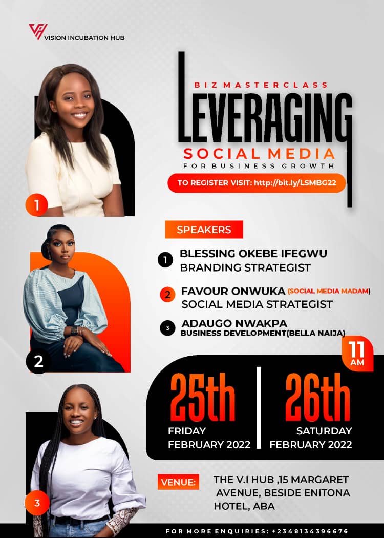 Business MasterClass ((Levveraging Social Media For Business Growth)