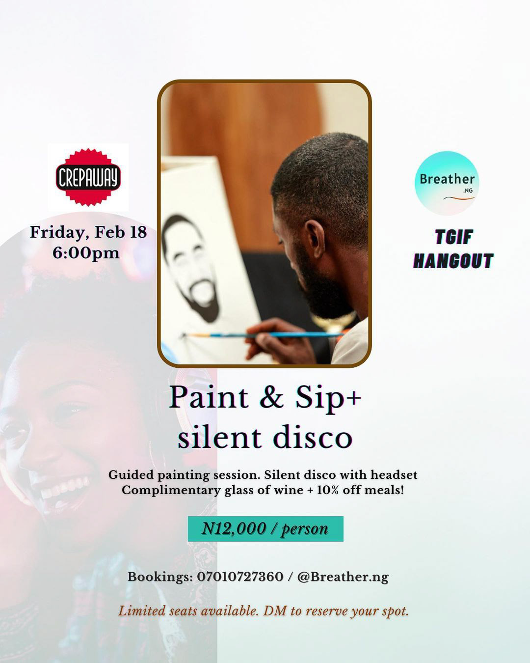 Paint And Sip + Silent Disco 