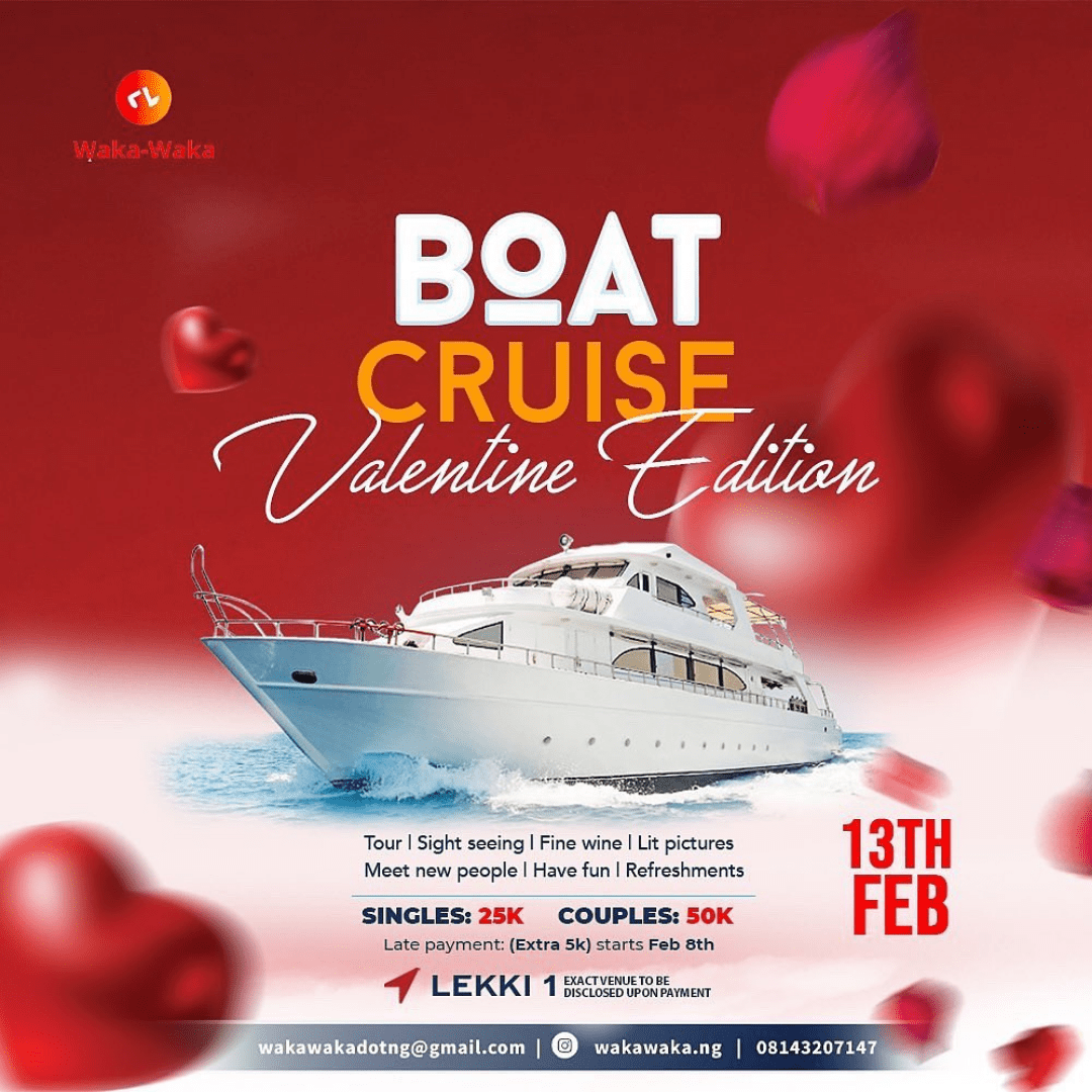 Boat cruise valentine's edition