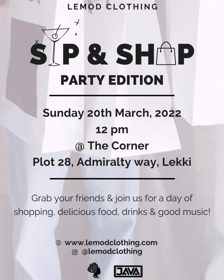 LEMOD Sip & Shop Party