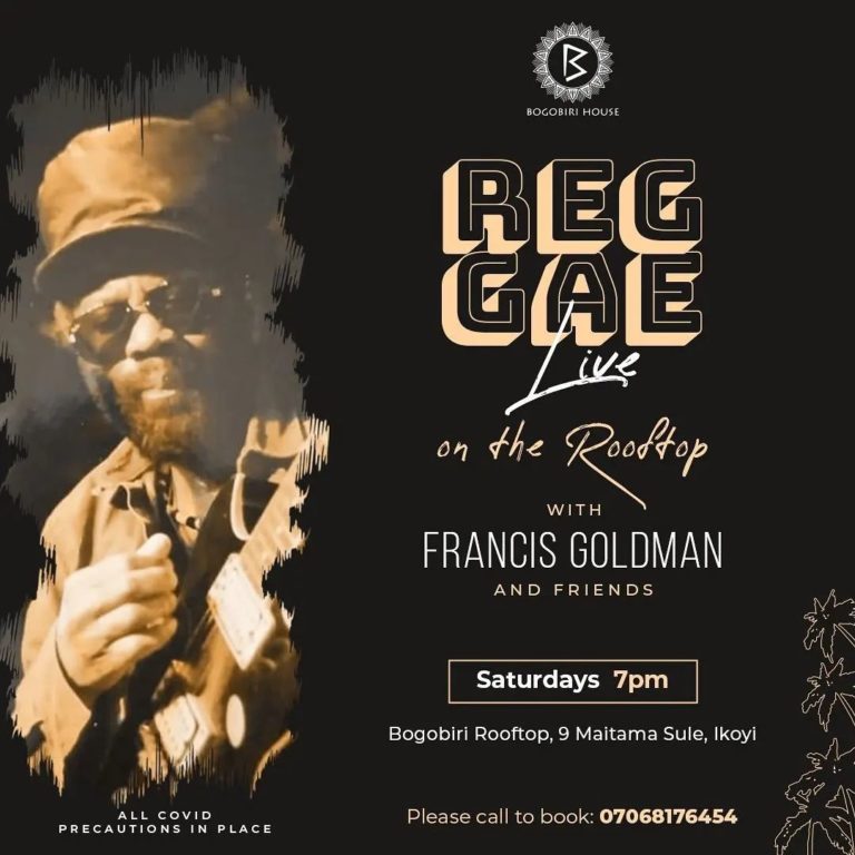 Reggae Night is back with Francis Goldman