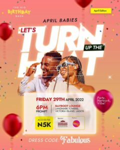 The Big Birthday Bash April Edition