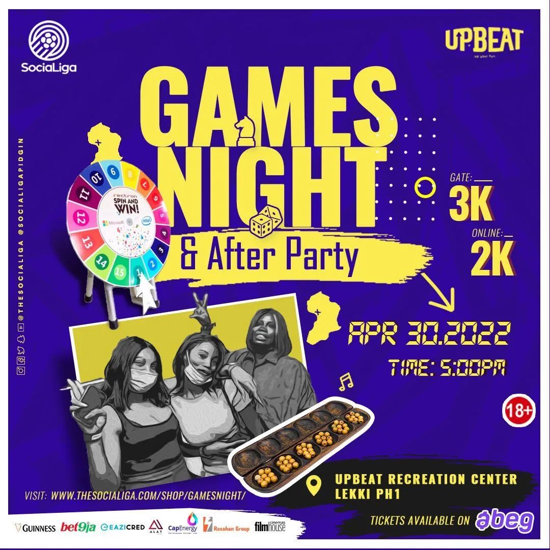 Games Night & After Party