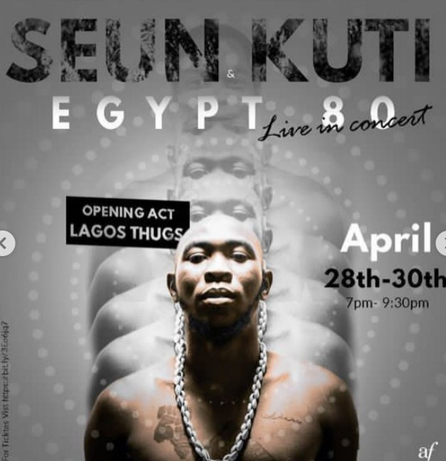 Seun Kuti & The Egypt 80 Live in Concert