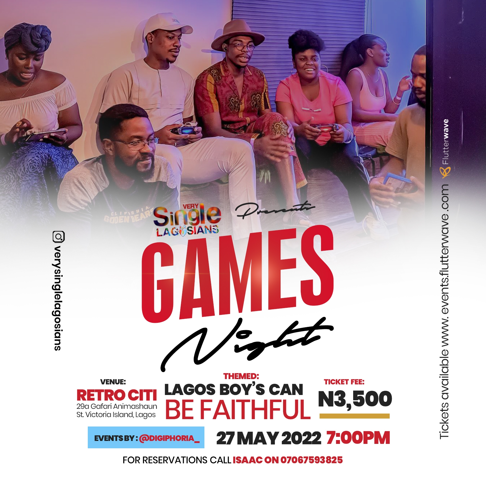 VSL Games Night-Lagos Boys Can Be Faithful