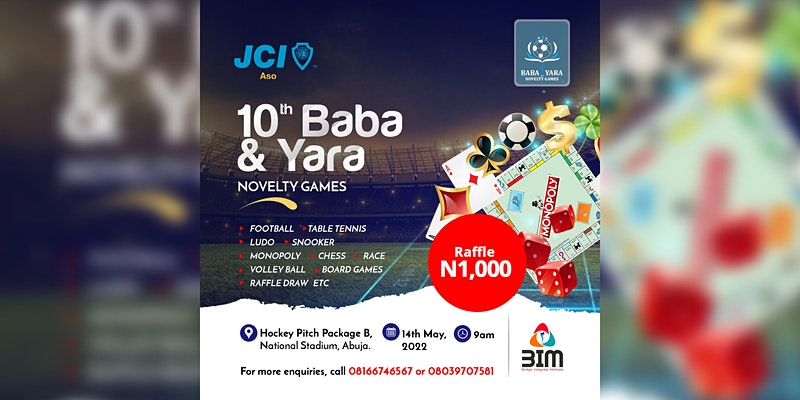 10th Edition Baba And Yara Novelty Games