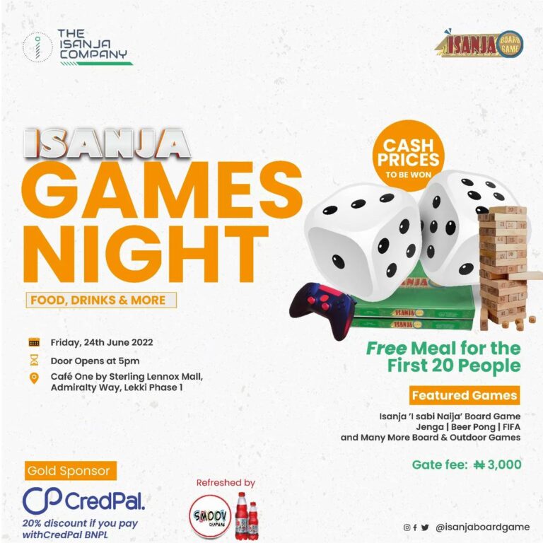 ISANJA Games Night