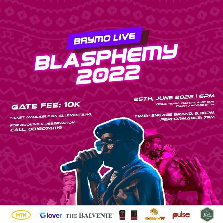 Brymo Live Blasphemy 2022