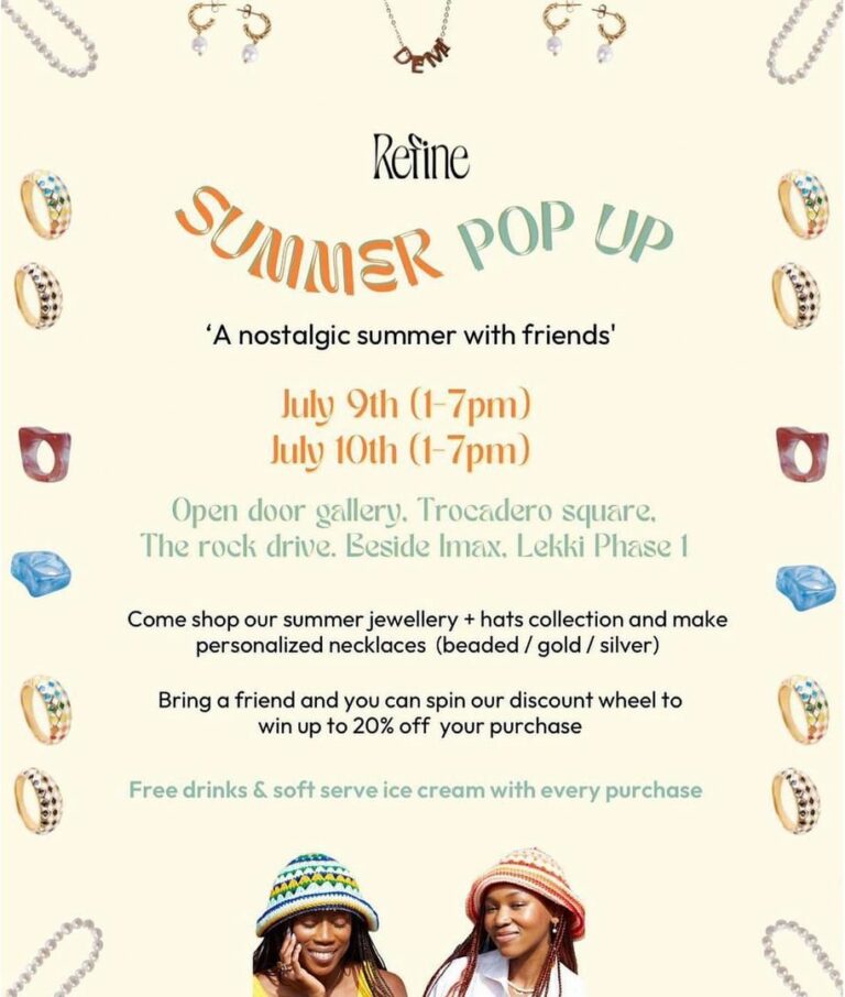 Refine Summer Pop Up