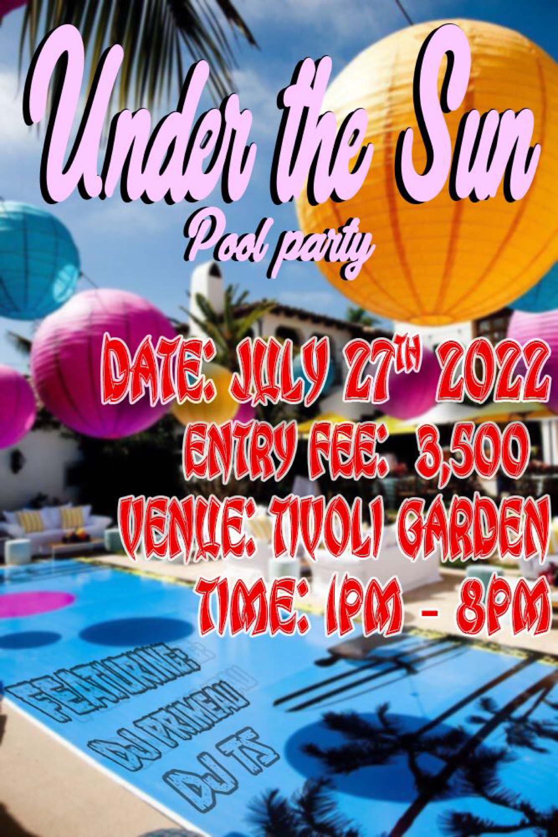 Under The Sun Pool Party