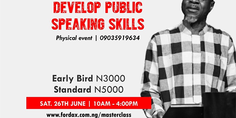 Public Speaking And Presentation Workshop Lagos 