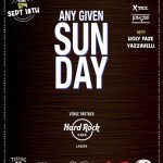 18 Sept. 2022, Any Given Sunday