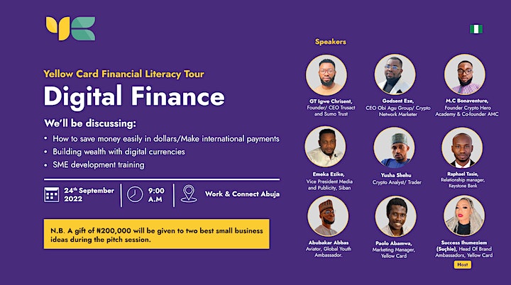 Yellow Card Financial Literacy Tour