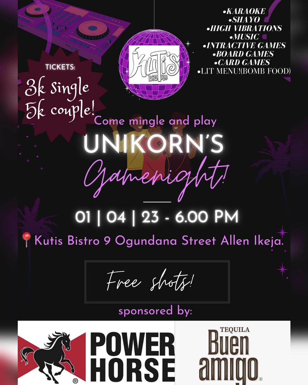 Unikorn’s Game Night