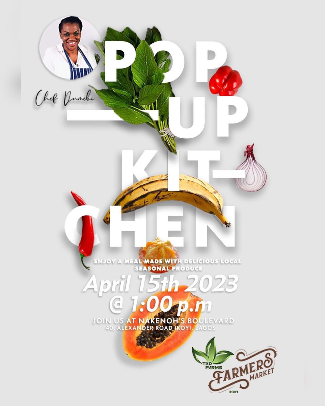 Pop-Up Kitchen at the Farmer’s Market