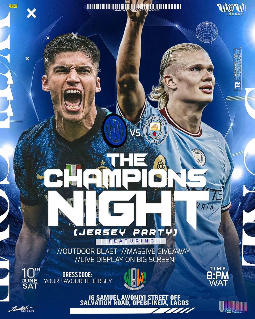 The Champions Night (Jersey Party)