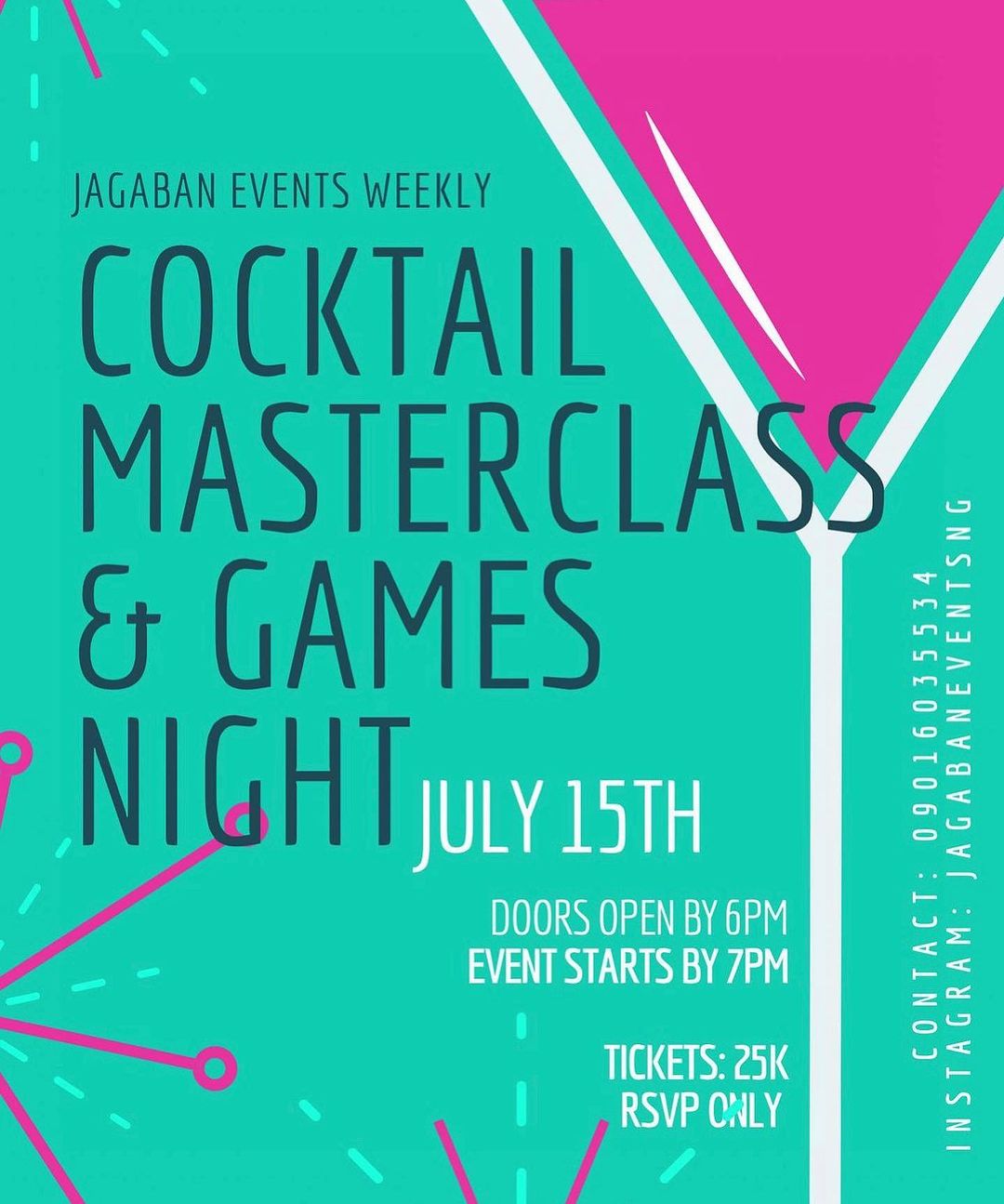 Cocktail Masterclass & Games Night 