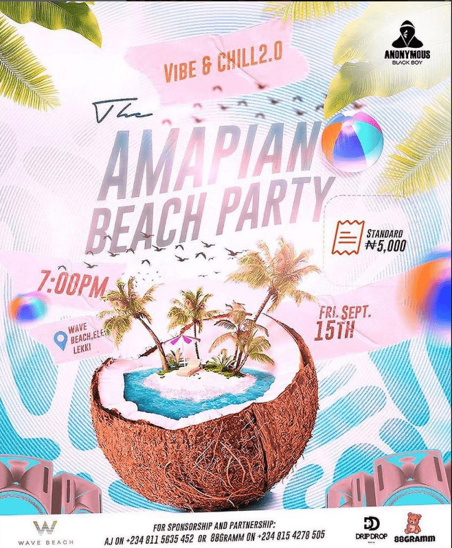 Amapiano Beach Party