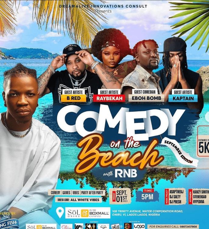 Comedy on The Beach with RNB