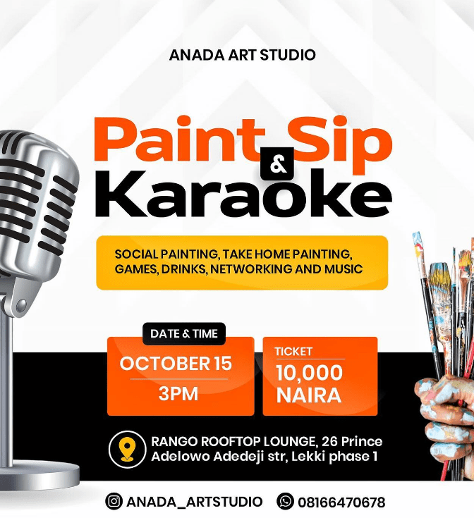 Paint, Sip & Karaoke