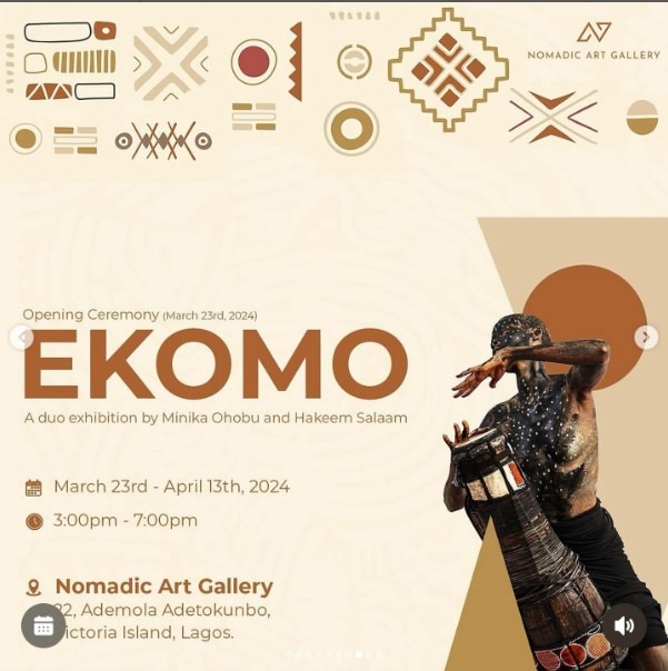 23 March. 2024, EKOMO A duo exhibition turnuplagos...for information