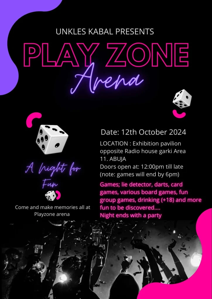 12 Oct. 2024, Play Zone Arena – Abuja