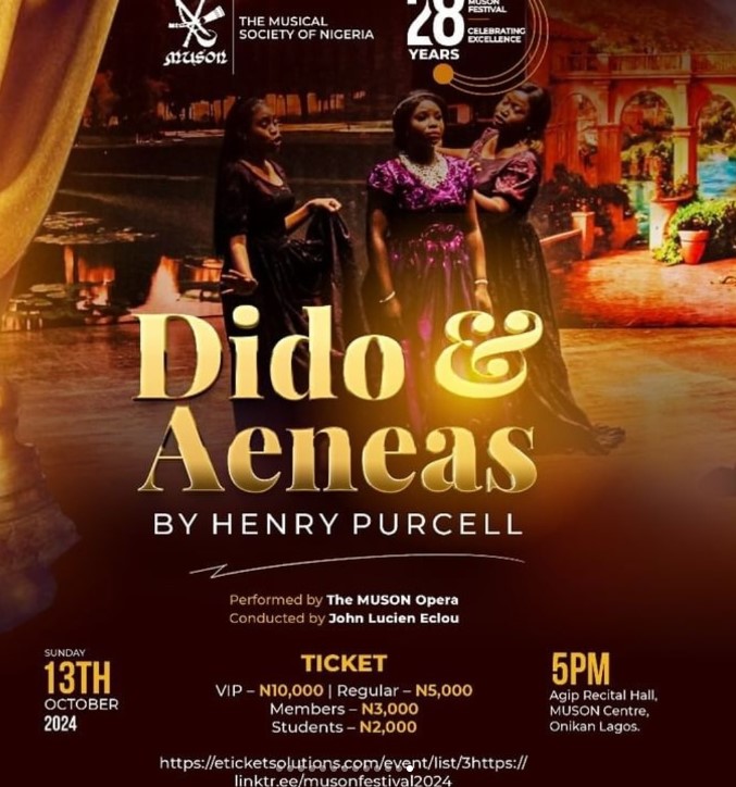 13 Oct. 2024, Dido & Aeneas