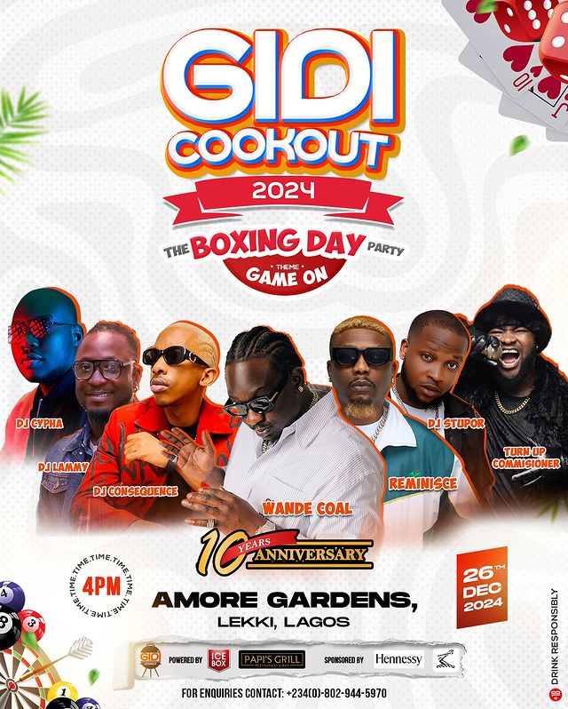 Gidi Cookout 2024