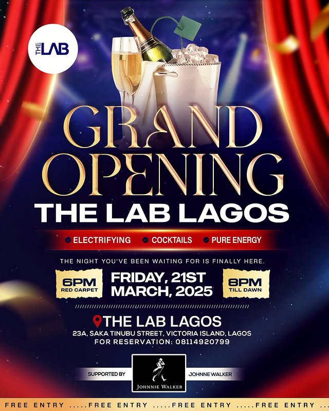 21 Mar. 2025, Grand Opening – The Lab Lagos