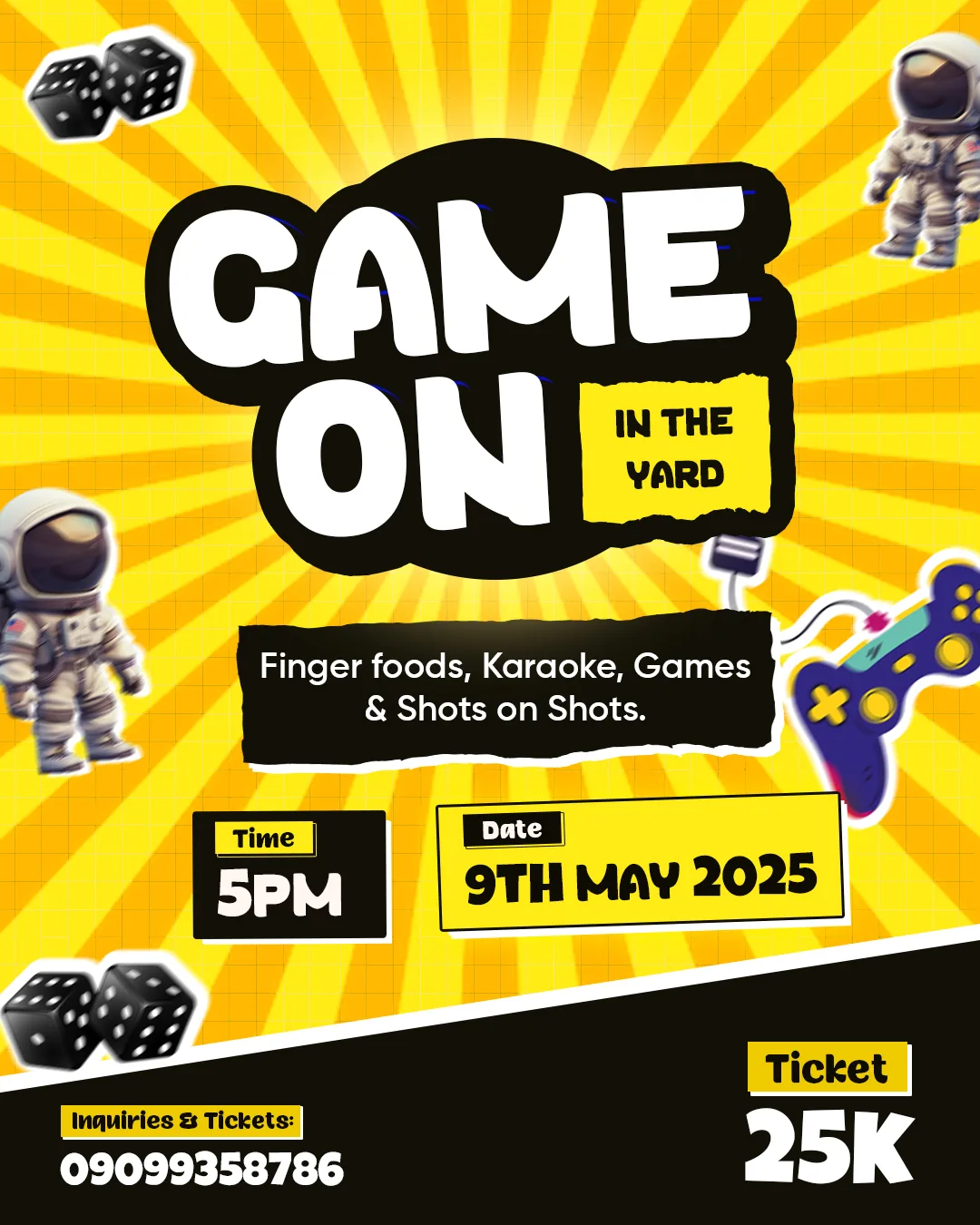 09 May 2025, Game-On In The Yard